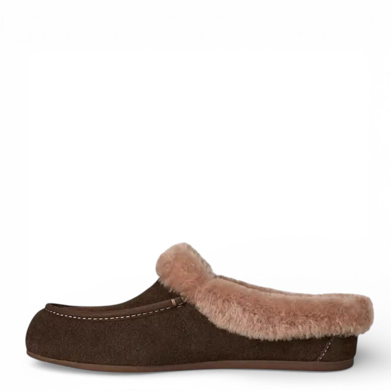 Ansley Mule Slipper — Chocolate