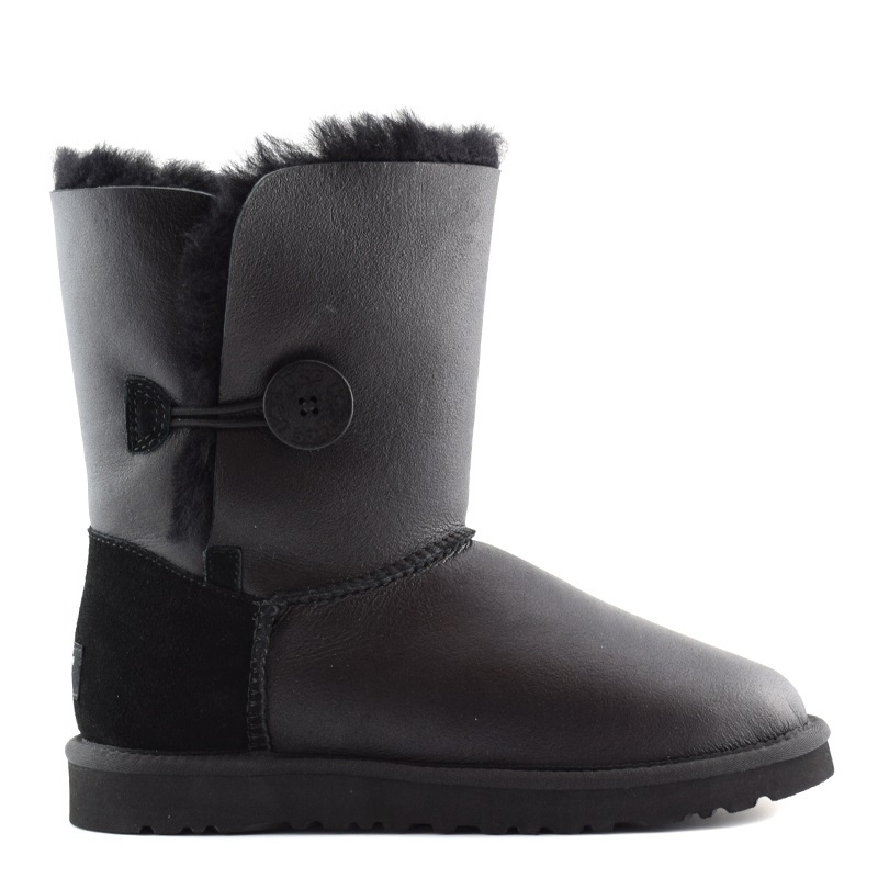 Classic Short II Bailey Button Metallic — Black