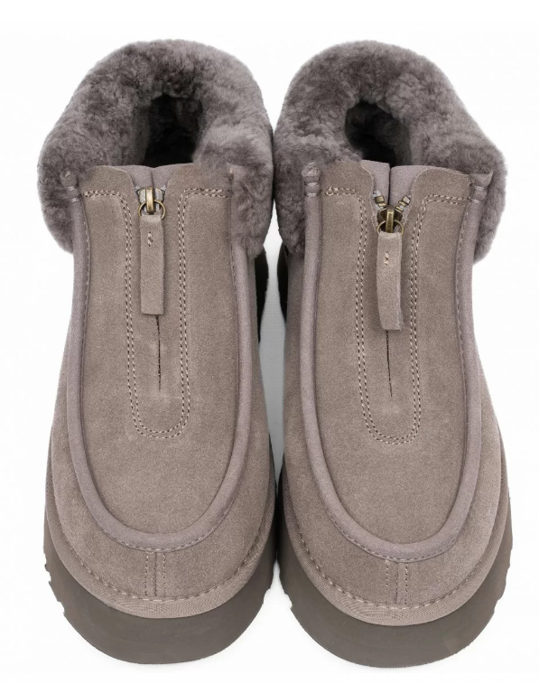 Funkette Platform Boots — Smoke