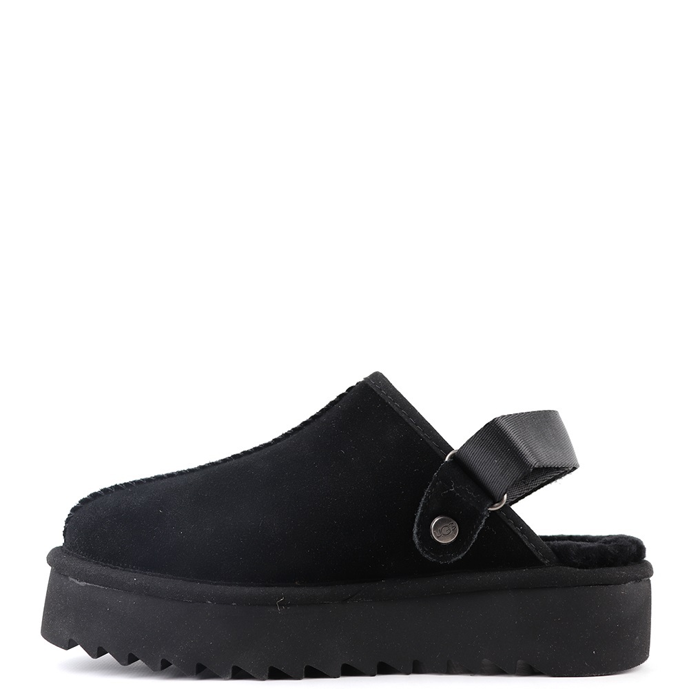 Goldenstar Clog Platform — Black