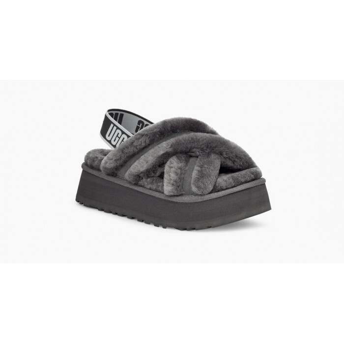 Disco Cross Slide — Grey