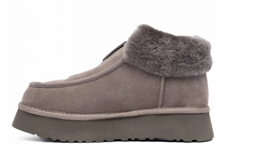Funkette Platform Boots — Smoke