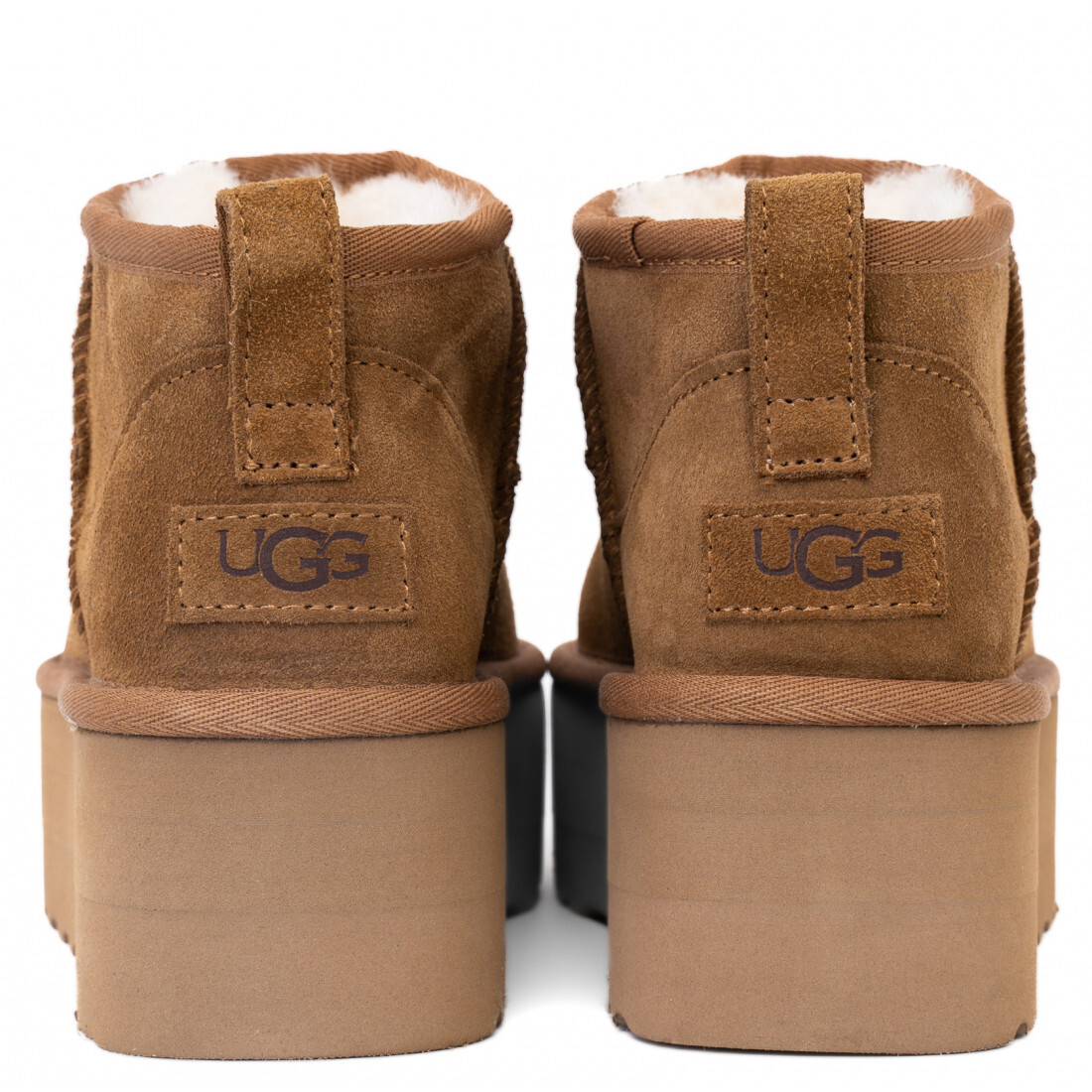 Ultra Mini Platform Boot — Chestnut