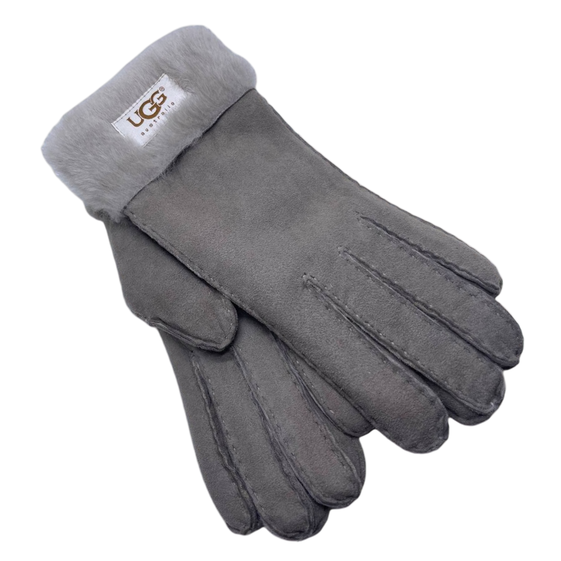 Женские перчатки UGG Glove — Grey Violet