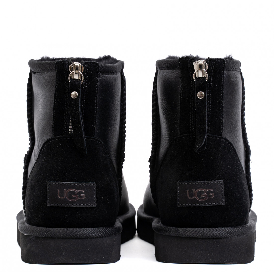 Мужские Mini ZIP — Мужские mini zip - leather black