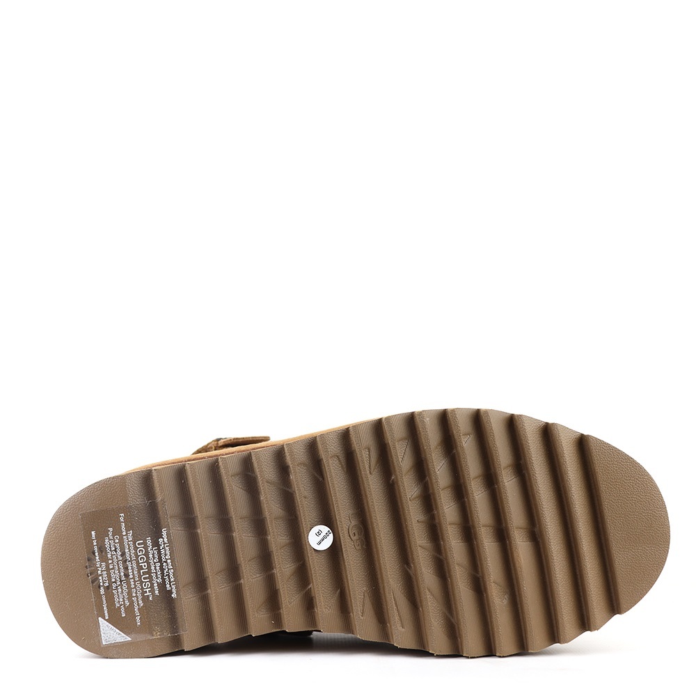 Goldenstar Clog Platform — Chestnut