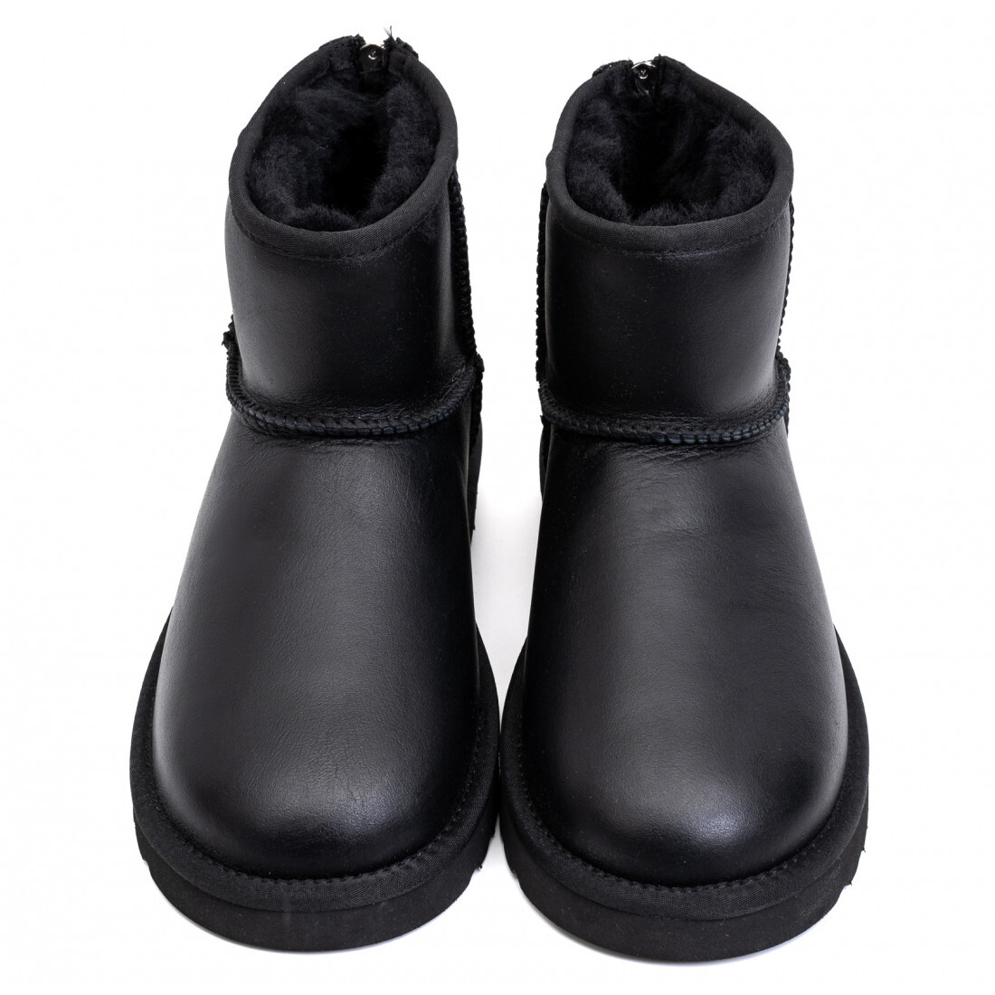 Мужские Mini ZIP — Мужские mini zip - leather black