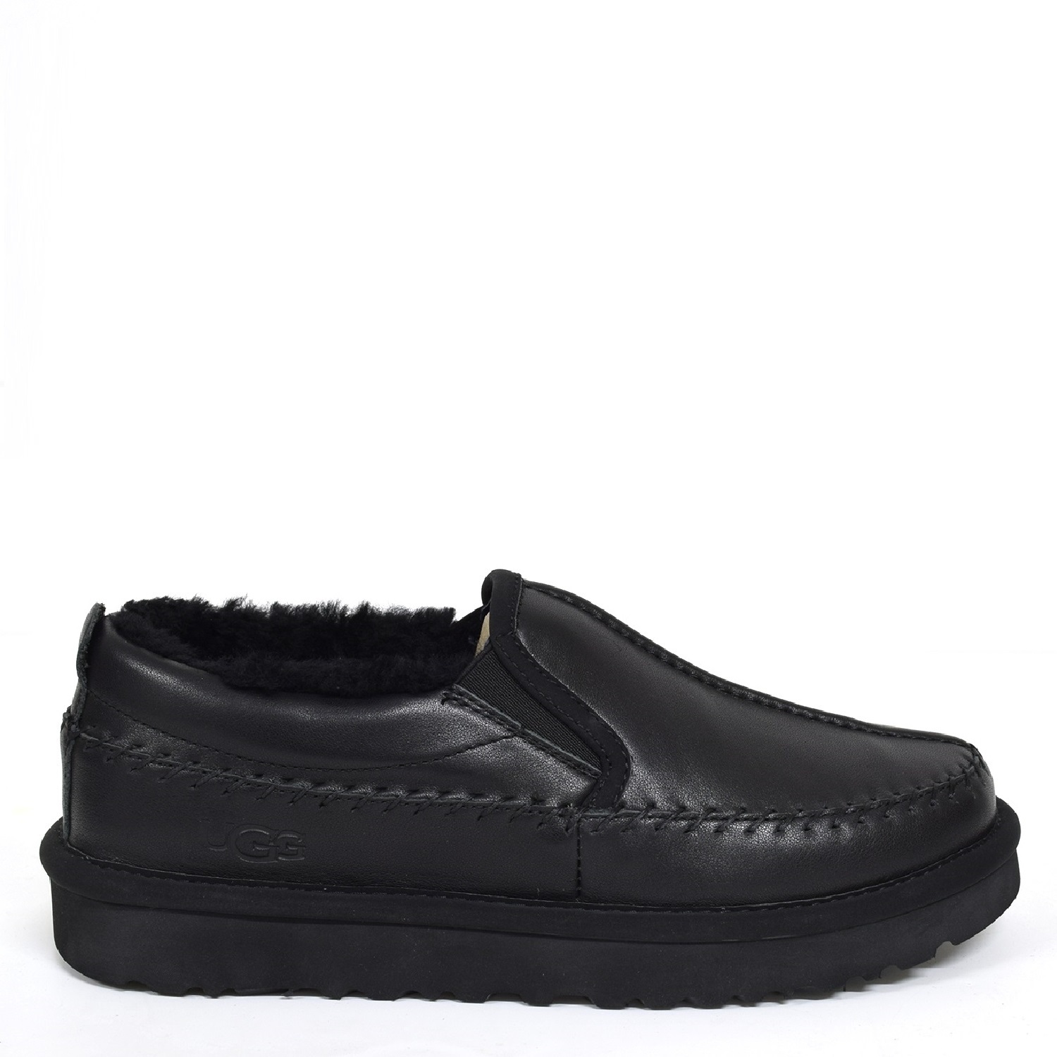 Stitch Slip Leather — Leather Black