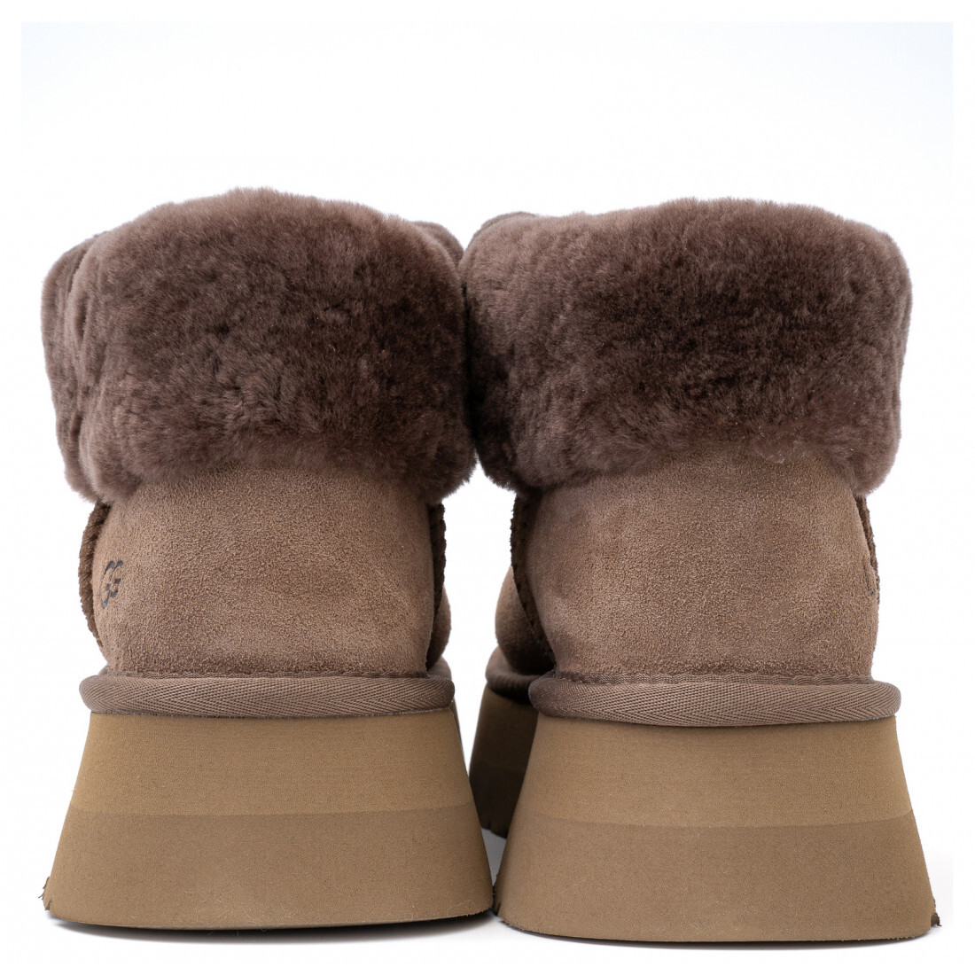 Funkette Platform Boots — Cappuccino