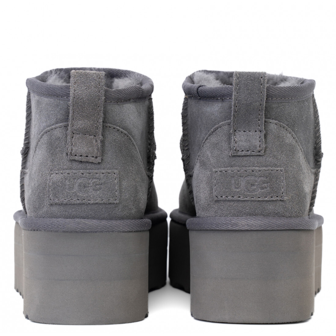 Ultra Mini Platform Boot — Grey