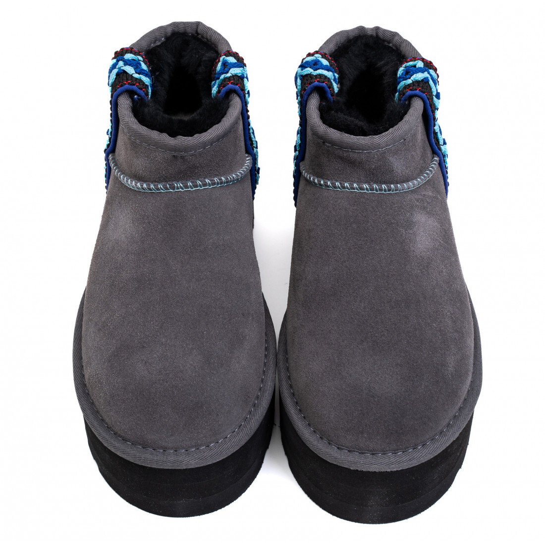 Classic Ultra Mini Braid Plarform — Grey