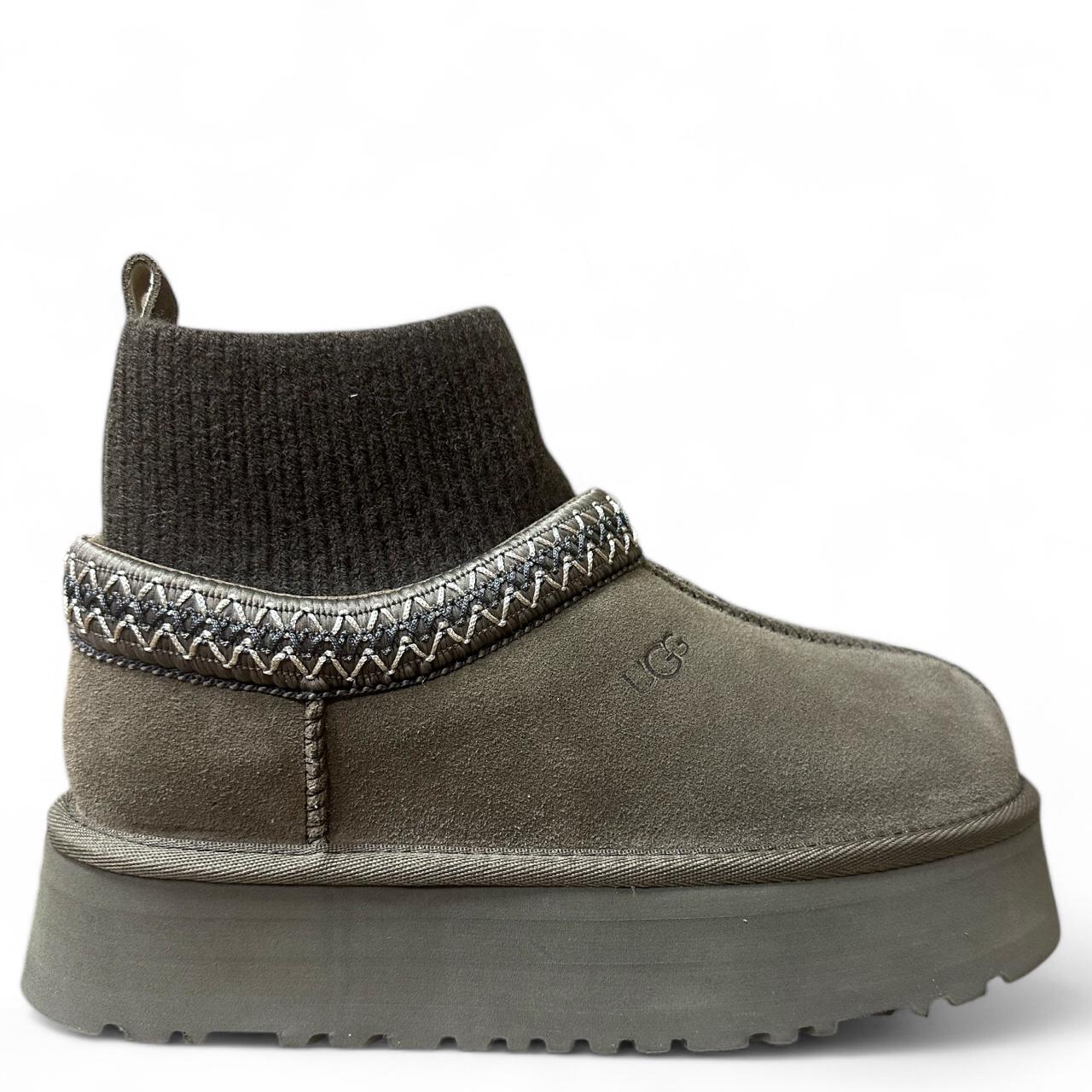 Tazz Platform Knit — Chocolate